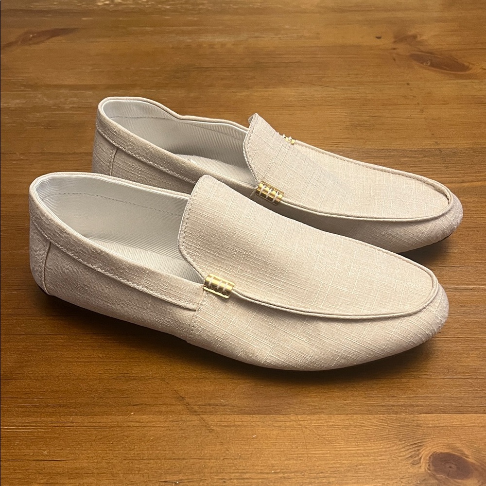 Men's Cream Loafers